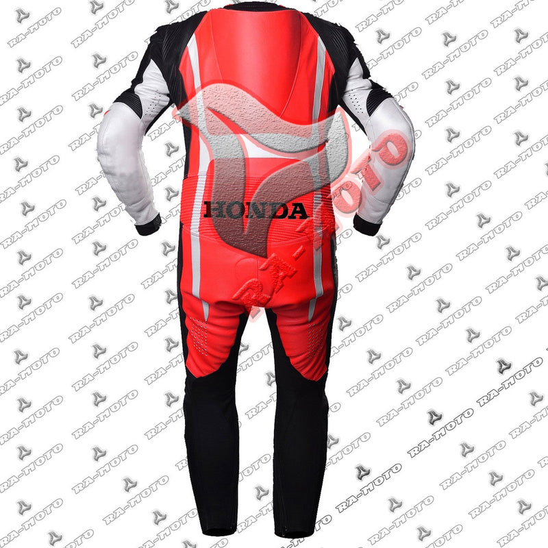 RA-15285 HONDA SUPERLEGGERA MOTORBIKE LEATHER SUIT