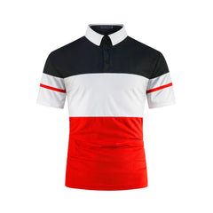 MEN POLO SHIRT SHORT SLEEVE POLO SHIRT CONTRAST COLOR POLO NEW CLOTHING SUMMER STREETWEAR CASUAL FASHION MEN TOPS