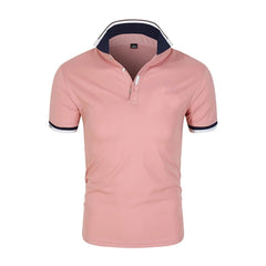 New Fashion Men's Polo Shirts Men's Loose Casual Cotton Short-sleeved Breathable Polo Shirts Summer T-shirt