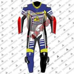 RA-818 HELLFIRE GP TECH V2 MOTORBIKE LEATHER SUIT