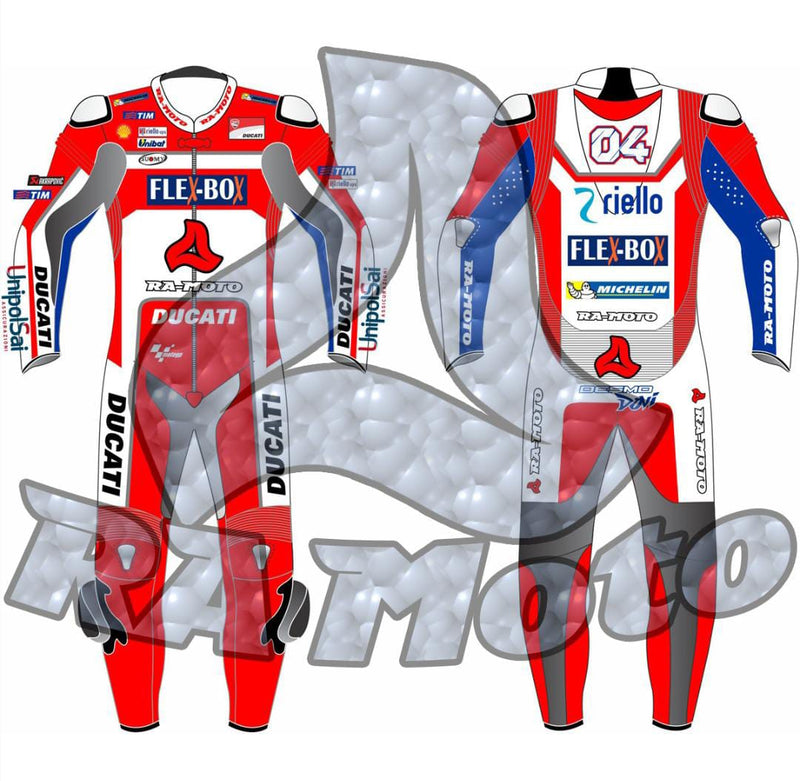 RA-2506 ANDREA DOVIZIOSO 2017 DUCATI MOTORBIKE LEATHER SUIT