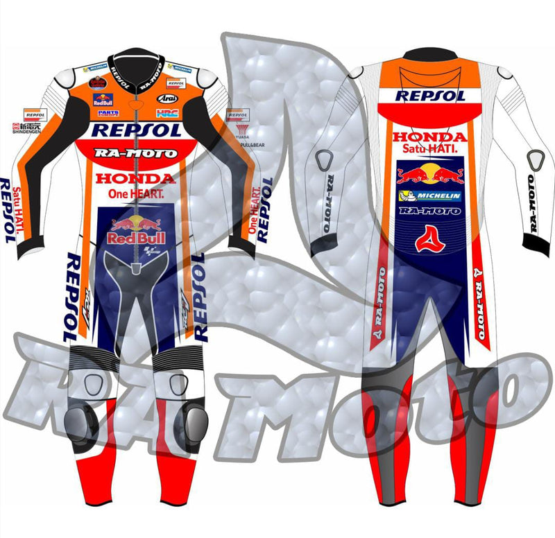 RA-2508 DANI PEDROSA 2017 MOTORBIKE LEATHER SUIT