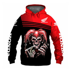 Men's and women's spring and autumn 3D motorcycle hoodie cycling suit racing suit CBR Honda motorcycle suit pullover sweater