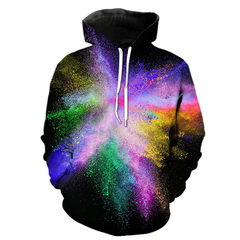 Men Women Children Fashion Hoodies Colorful smoke 3D Printed Sweatshirts Pullover Long Sleeve Boy Girl Kids Streetwear Coat