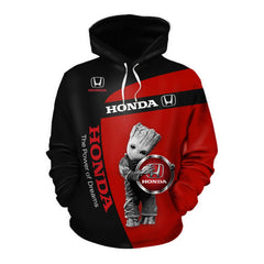 New Fashion Honda Logo Spring and Autumn Hoodie 3d Printing Casual Men's Pullover Street Sweatshirt