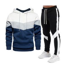 Spring & Autumn New Men's Colorful Hooded Tracksuits Couples Outdoor Casual Wear, Jogging Suit