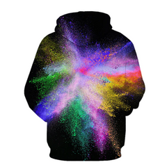 Men Women Children Fashion Hoodies Colorful smoke 3D Printed Sweatshirts Pullover Long Sleeve Boy Girl Kids Streetwear Coat