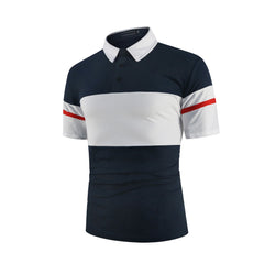 MEN POLO SHIRT SHORT SLEEVE POLO SHIRT CONTRAST COLOR POLO NEW CLOTHING SUMMER STREETWEAR CASUAL FASHION MEN TOPS