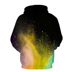 Men Women Children Fashion Hoodies Colorful smoke 3D Printed Sweatshirts Pullover Long Sleeve Boy Girl Kids Streetwear Coat