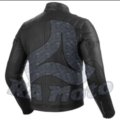 RA-3507 VAUGHN MOTORBIKE LEATHER JACKET