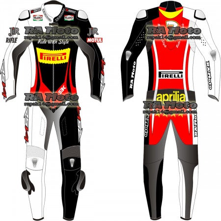 RA-15249 APRILIA MOTORBIKE LEATHER SUIT